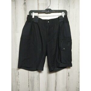 Bratwear Police Law Enforcement Military Uniform Cargo Shorts Black Mens 31x9